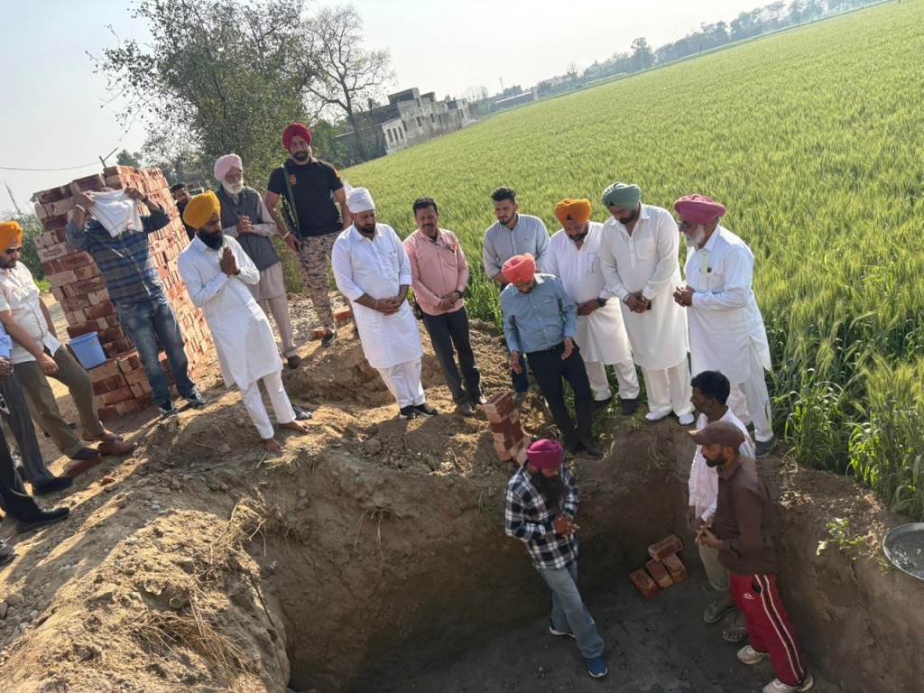 Development Works Initiated in Village Bhaddalwadd Blessed by the Holy Footsteps of Sri Guru Tegh Bahadur Sahib Ji by OSD Sukhveer Singh